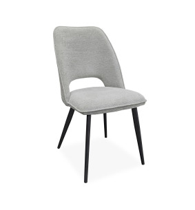 Chaise tissu bouclette 4...