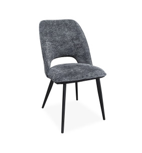 Chaise tissu bouclette 4... 2