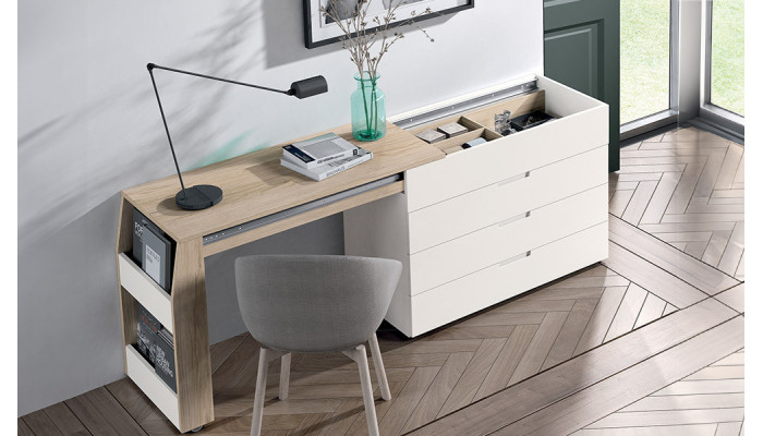 Cosmo - Bureau commode extensible 