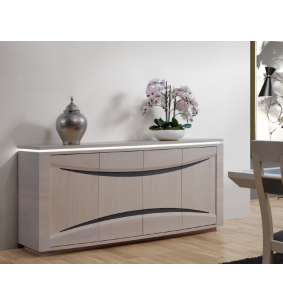 Ibiza - Enfilade 4 portes avec éclairage  2
