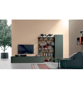 Atlante - Composition TV - Bibliothèque 