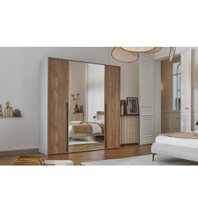 Opale - Armoire 4 portes pliantes 