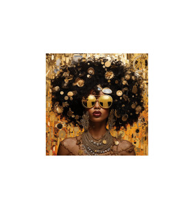 Déco - Impression sur verre Visage 