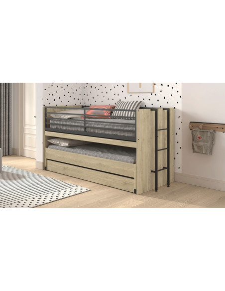Sam - Lit compact couchage 90 x 200 cm 