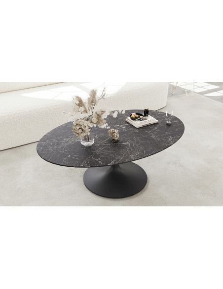 Alisse - Table basse ovale 