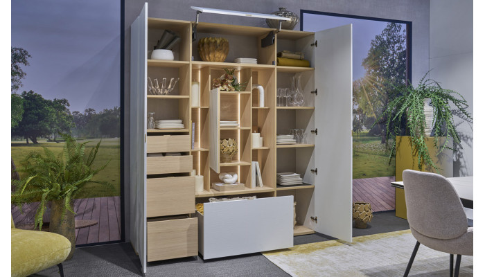 Ecrin - Meuble de rangement avec porte centrale 
