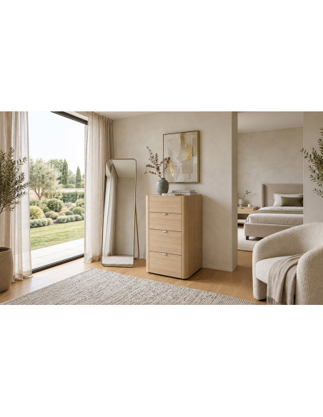 Silva - Chiffonnier 4 tiroirs 