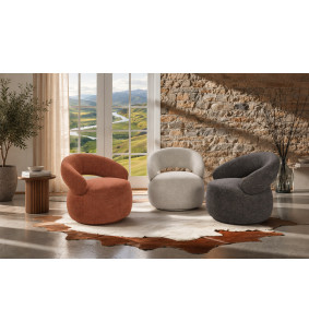 Lucas - Fauteuil pivotant 