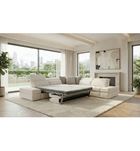 Moove - Canapé d'angle relaxation convertible  2