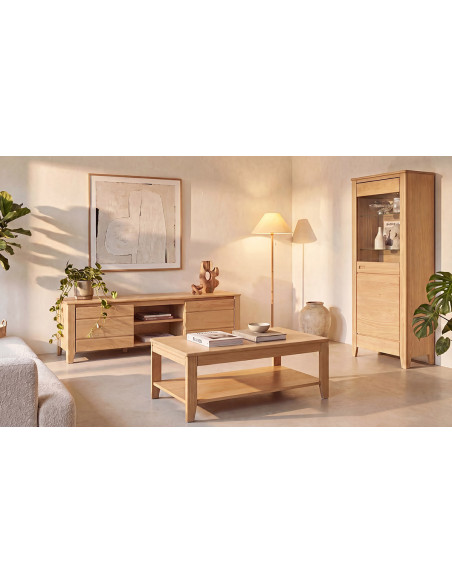 Ynès - Meuble TV 2 portes 1 niche 