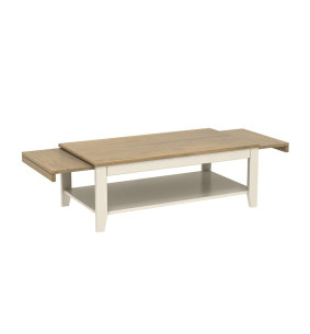 Ynès - Table basse 2 tirettes  2